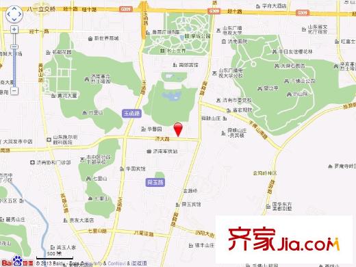 濟(jì)大路單位宿舍交通圖