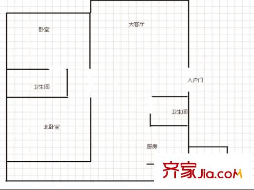大舜天成 3室 戶型圖