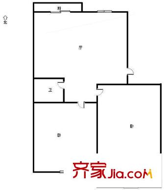 馨苑小區(qū) 2居室 戶型圖