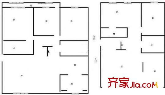 紅山圣都 5室 戶型圖