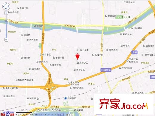 梁府小區(qū)交通圖