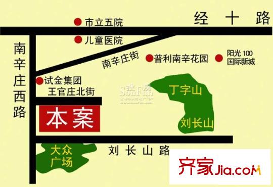普利青城雅居位置圖