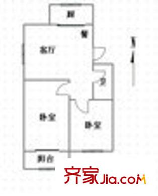 通聯(lián)花園 4室 戶型圖