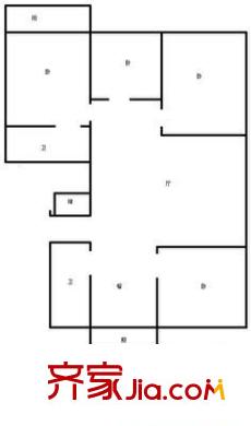 歷東小區(qū) 3室 戶型圖