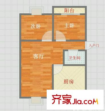 天建天和園冬園 2室 戶型圖