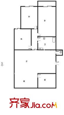 建興小區(qū) 3居室 戶型圖