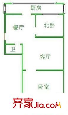 文東苑 2室 戶型圖