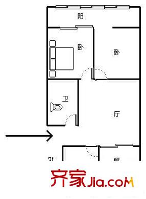 高新小區(qū) 3室 戶型圖