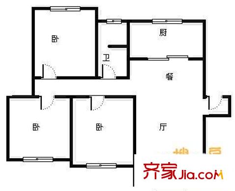 東旺家園 2室 戶型圖