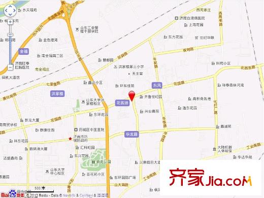 齊魯世紀(jì)園交通圖