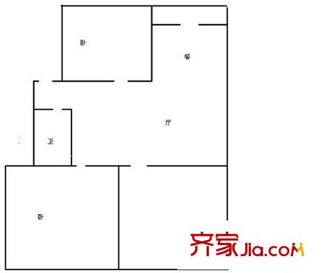  齊魯世紀(jì)園 3室 戶型圖