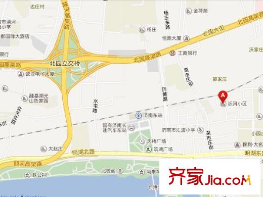 濼河小區(qū)交通圖