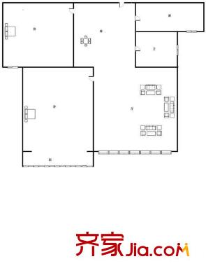 理想新城 2室 戶型圖
