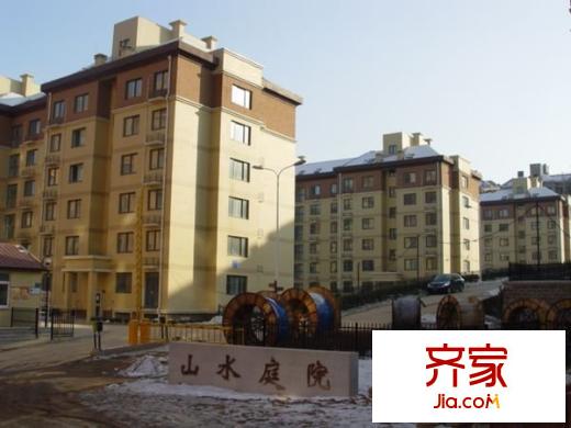 山水庭院外景圖 