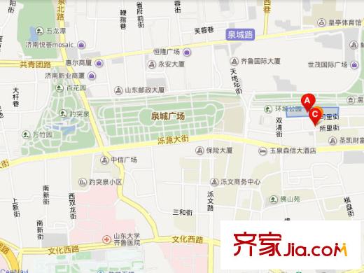 司里街小區(qū)交通圖