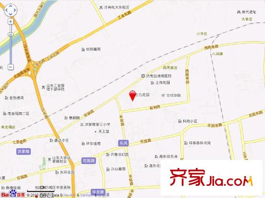 東方花園交通圖 