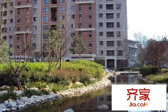 山水庭院外景圖