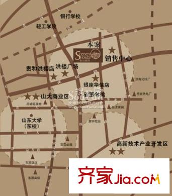 假日麗景交通圖區(qū)位圖