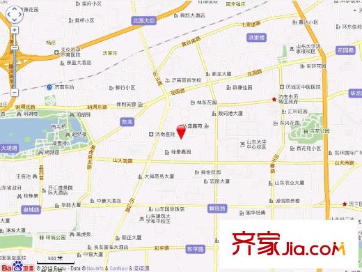 利農(nóng)莊路單位宿舍交通圖 