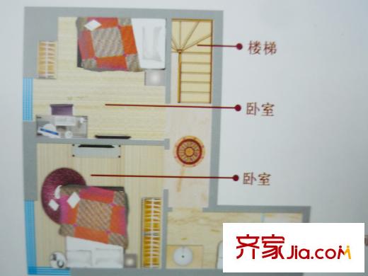 萬豪國際SOHO戶型圖B戶型（售完） 3室2廳1衛(wèi)1廚