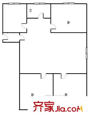 魯藝小區(qū)3室