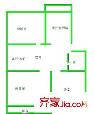 魯藝小區(qū) 0室 戶型圖
