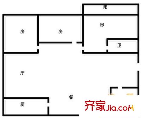 國(guó)華經(jīng)典小區(qū) 3室 戶型圖