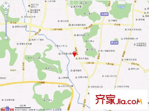 泉景四季花園交通圖