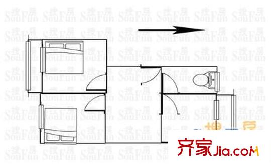嘉和馨園 2室 戶型圖