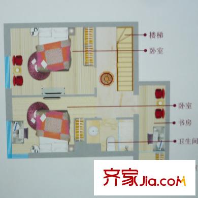萬豪國際SOHO戶型圖C戶型（售完） 3室2廳2衛(wèi)1廚
