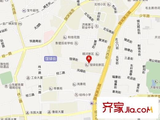 館驛街新區(qū)交通圖