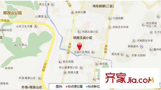 中齊他山交通圖