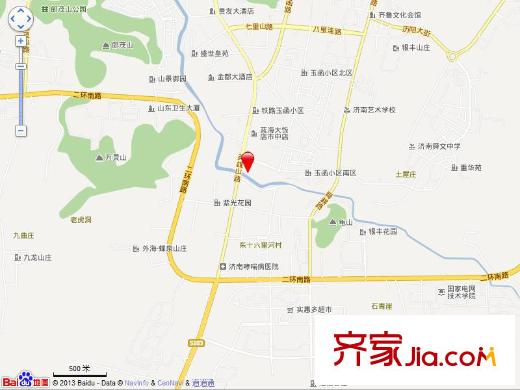 中齊他山交通圖