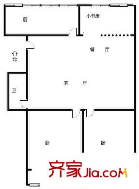 玉景家園 2室 戶型圖