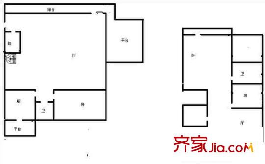 國華經(jīng)典小區(qū) 4室 戶型圖