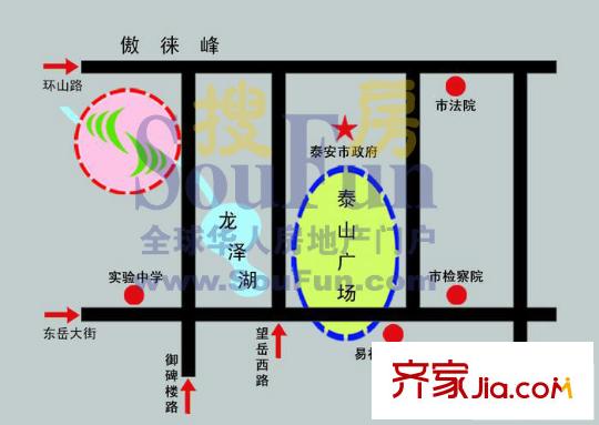 國(guó)華經(jīng)典小區(qū)交通圖