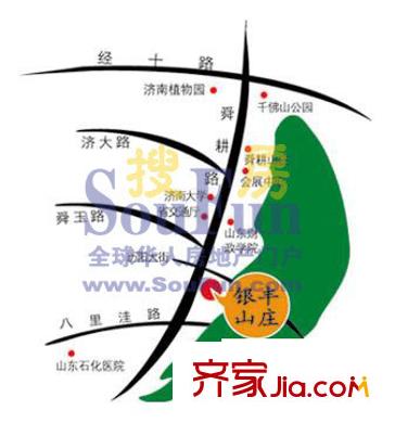 銀豐山莊交通圖