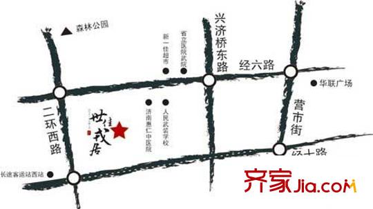 世佳戎居交通圖