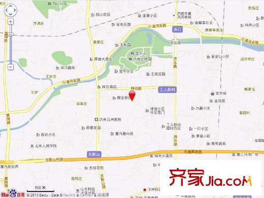 畢家洼小區(qū)交通圖