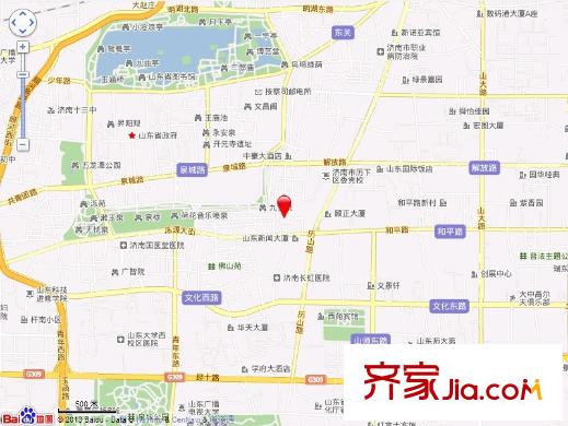 十畝園小區(qū)交通圖