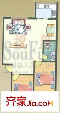 鳳凰山莊 2室 戶型圖