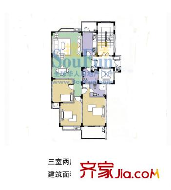 舜怡佳園  3室  戶型圖