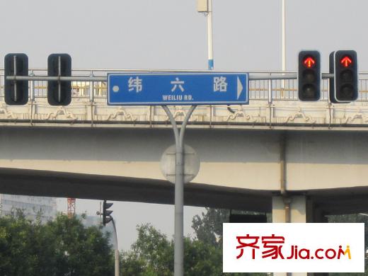 群盛華城交通圖交通--緯六路