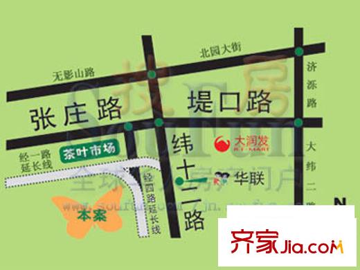 鑫苑城市之家交通圖