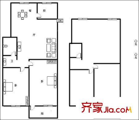 西苑翠景園 4室 戶型圖