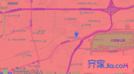 巴黎花園交通圖