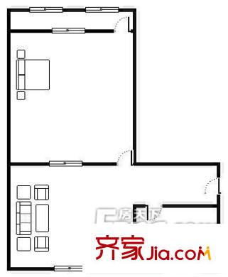 歷山路單位宿舍 1居室