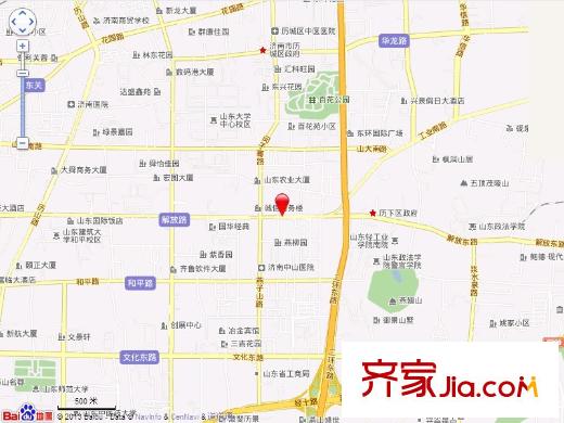 解放路單位宿舍交通圖 