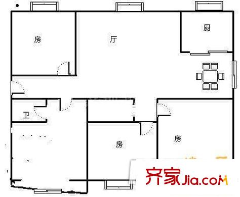 新東方花園4室2廳2衛(wèi)