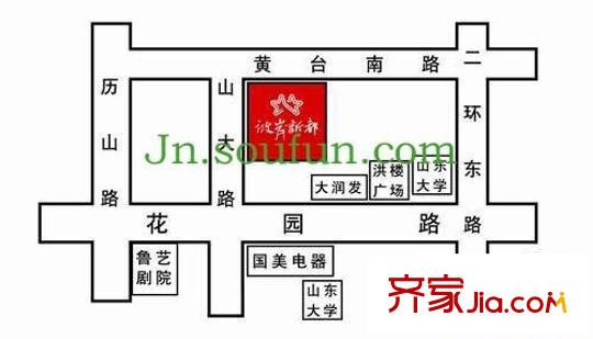 重汽彼岸新都交通圖